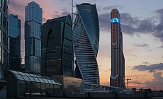 Строительство самой высокой башни «Москва‑Сити» идет круглосуточно Строительство самой высокой башни «Москва‑Сити» идет круглосуточно